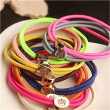 韩国进口糖果色彩打底发圈皮筋多彩发绳基础圈