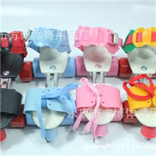 厂家直销可伸缩四轮旱冰鞋儿童溜冰鞋双排轮滑鞋更平更安全