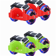 出口畅销款PVC带灯风火轮时尚运动新款风火轮