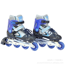 新款时尚儿童轮滑鞋溜冰鞋PU全闪旱冰鞋低价批发HL-588