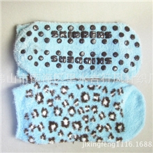 厂家直销绒面防滑袜，地板室内、瑜伽袜