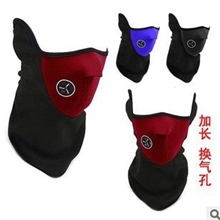 自行车骑行防风面罩口罩耳罩围脖围巾一体秋冬抓绒防护面罩