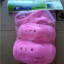 蝴蝶护具溜冰鞋组合护具护手护膝护掌塑料扣款