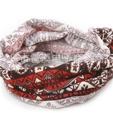 供应秋冬款百变魔术头巾抓绒头巾户外加厚羊绒头巾