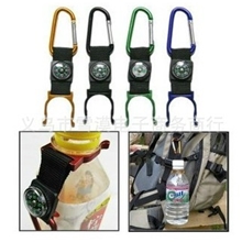 厂家供应户外瓶夹带指南针挂扣登山/矿泉水瓶夹/可乐夹/饮料瓶夹