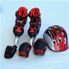 【厂家批发】慧兴儿童直排轮轮滑鞋溜冰鞋旱冰鞋闪光套装