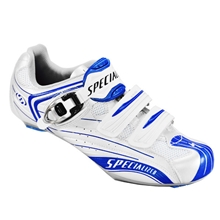 2013年厂家新款上市男女防滑减震山地公路自行车锁鞋银蓝款骑行鞋