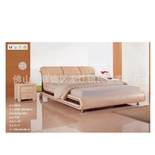 供应时尚流行软体床精致时尚浪漫双人床中欧卧室软体家具