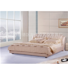 供应软皮床布艺床双人床圆形创意床酒店品牌床意大利风格床