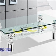 【厂家批发】茶几钢化玻璃茶几双层玻璃茶几玻璃茶几环保家具