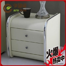 卡露琳品牌顺德厂家直销简易家具皮质床头柜抽屉柜G01