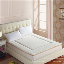 加厚羊羔绒榻榻米床垫可折叠床垫床垫学生用单人双人地垫床褥