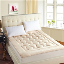 床垫：海藻绒床垫榻榻米加厚可折叠