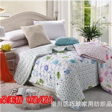 厂家直销夏被钻石绒夏凉被被芯单双人被子可水洗空调被
