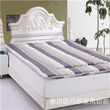 生产批发加厚斜纹磨毛榻榻米床垫可脱卸折叠学生用单人双人床垫