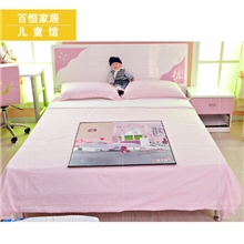 麦迪好家具儿童床单人床板式床烤漆床1.2米床1.5米床JY-823