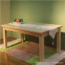 家用餐桌实木松木餐桌餐厅餐桌松木家具批发时尚环保餐桌