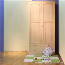 儿童实木衣柜衣橱进口松木衣柜定做简易宜家实木衣柜厂批发供应