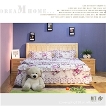 特价松木床1.5米实木双人床田园实木床储物床实木家具批发