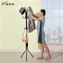 誉好佳铁艺家居衣帽架东莞铁艺创意衣帽架落地式挂衣架