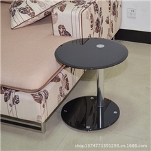 尚嘉一品简约宜家时尚钢化玻璃茶几沙发边角几咖啡桌边桌