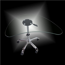 尚嘉一品宜家简约时尚钢化玻璃移动边角几电话桌方几咖啡桌