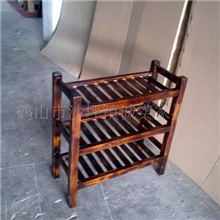 【小额批发】专业生产优质实木炭烧火锅菜架