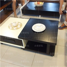 秒杀2013新款简约现代黑白结合密度板时尚高贵茶几黑白特价北京