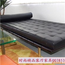 密斯巨作巴塞罗那躺椅（真皮）TD06Barc躺椅沙发躺椅