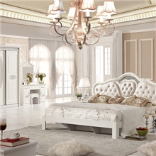 顾氏木业93#韩式套房六件套欧式法式新古典套房田园卧室套房