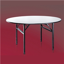 供应酒店餐桌圆桌黑色封边30*30*1.0铁管1.8米酒店餐桌圆桌