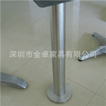 深圳惠州批发不锈钢桌腿快餐桌固定脚固定吧台桌不锈钢餐台脚