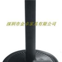 广东厂家供应铸铁快餐桌脚圆形底盘五金配件家具桌腿配件系列