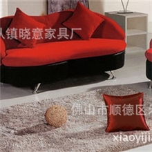 热卖时尚简约纯色布艺沙发/新婚夫妻/喜庆布艺沙发沙发家具