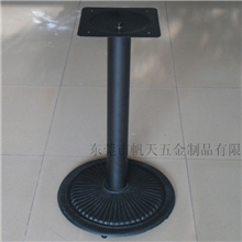 （厂家推荐）供应经典款式菊花纹圆形铸铁桌脚台脚便宜耐用