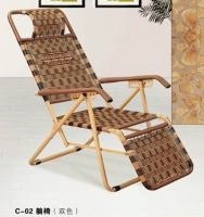 折叠椅躺椅仿藤椅休闲椅