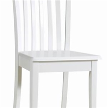 信德成SNM实木家具欧式地中海餐椅白色餐椅韩式餐椅宜家风格C603