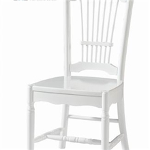 信德成SNM实木家具实木餐椅饭桌椅白色餐椅韩式餐椅宜家风格C6088