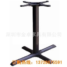 深圳哪里可以买到黑色烤漆铸铁餐桌脚十字铸铁底盘台脚