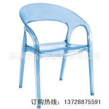 深圳金卓家具供应一次成型PC透明椅多色可选