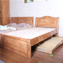 全实木床单人床儿童床批发柏木家具厂家直销环保健康家具