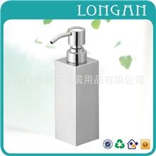 B21厂家直销生产不锈钢卫浴瓶正方形乳液瓶250ml卫浴洗漱用具