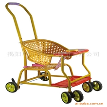 童车藤车儿童推车宝宝推车婴儿藤推832大号音乐婴儿推车