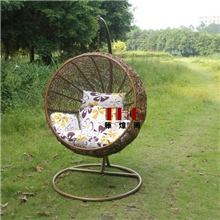 藤煌阁藤休闲椅鸟巢藤椅户外秋千吊篮户外仿藤家具圆形鸟巢