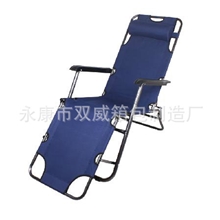 厂家供应178CM加长折叠两用椅办公午睡床单人床午休床