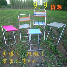 9.9元配货折叠椅子霸州马扎厂家批发户外折叠凳沙滩椅钓鱼凳