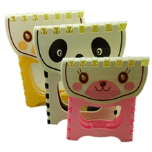 新款熊猫卡通塑料折叠凳(款式新)(质量好)全新料注塑成型