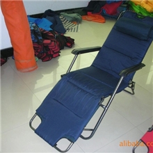 厂家特价供应新款加棉153两用躺椅牛津布休闲椅加固钢管躺椅