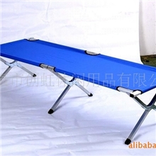 大量供应半铝半铁行军床折叠床午休床摆地摊地摊架凉衣架