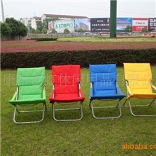 供应折叠躺椅全棉布面加粗钢管骨架休闲沙滩椅&para;沙滩躺椅